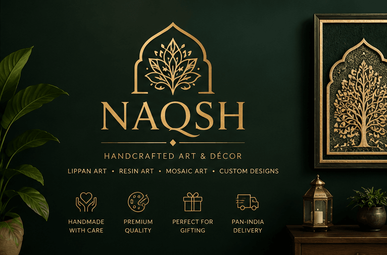NAQSH DECORS Bestselling Resin Art & Wall Clocks